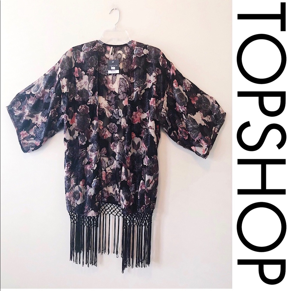 NWT TOPSHOP kimono swimsuit coverup.